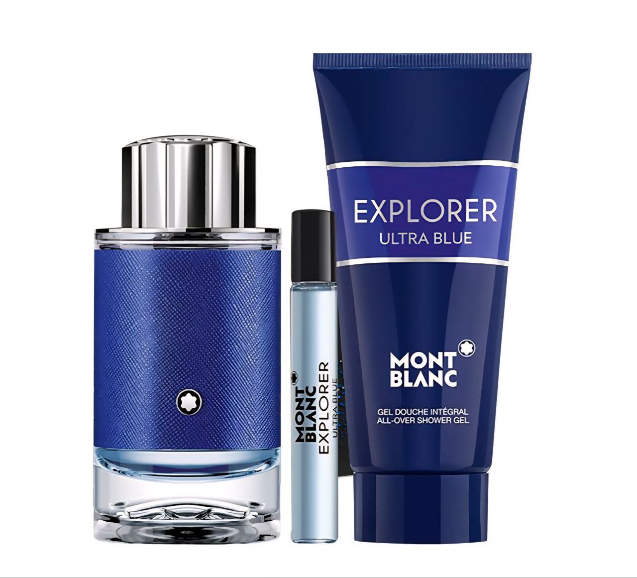 💙 ESTUCHE MONTBLANC EXPLORER ULTRA BLUE – EAU DE PARFUM (3 PIEZAS)