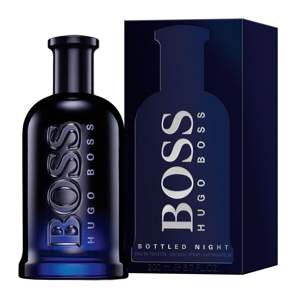 PERFUME ORIGINAL HUGO BOSS
BOTTLED NIGHT EAU DE TOILETTE
200ML