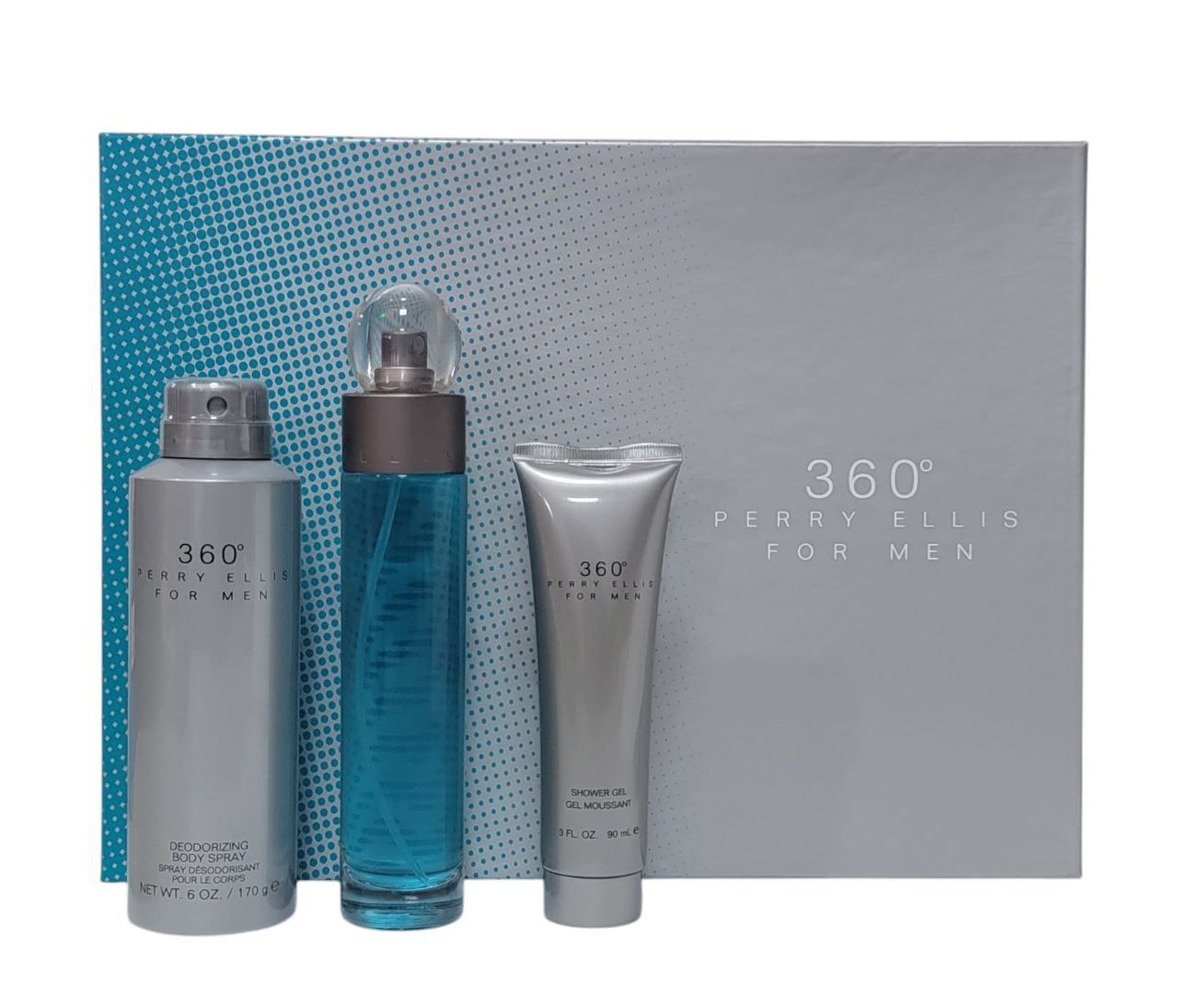 ESTUCHE 360° FOR MEN BY PERRY ELLIS