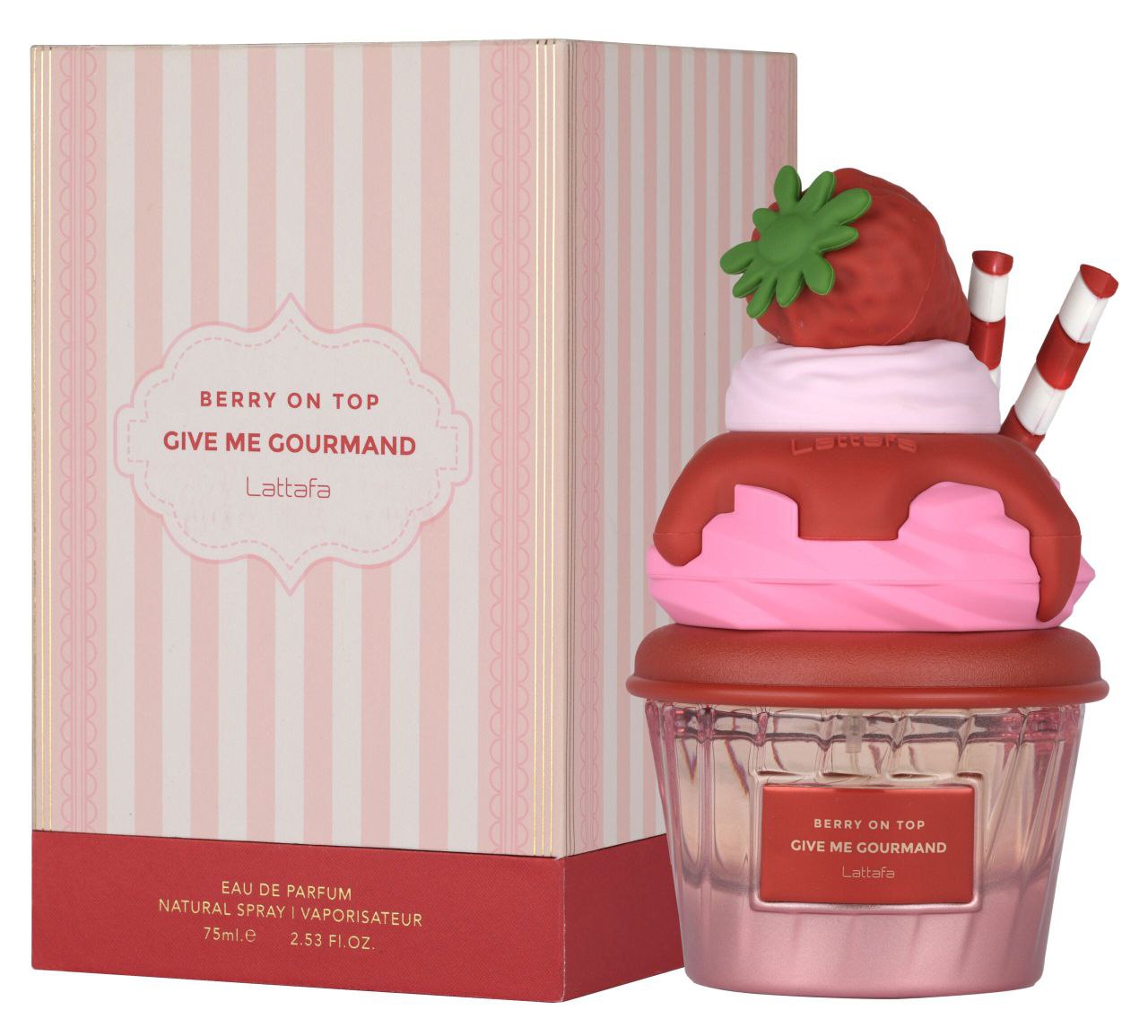 🍓 BERRY ON TOP – Lattafa (Give Me Gourmand)
Eau de Parfum 75 mL