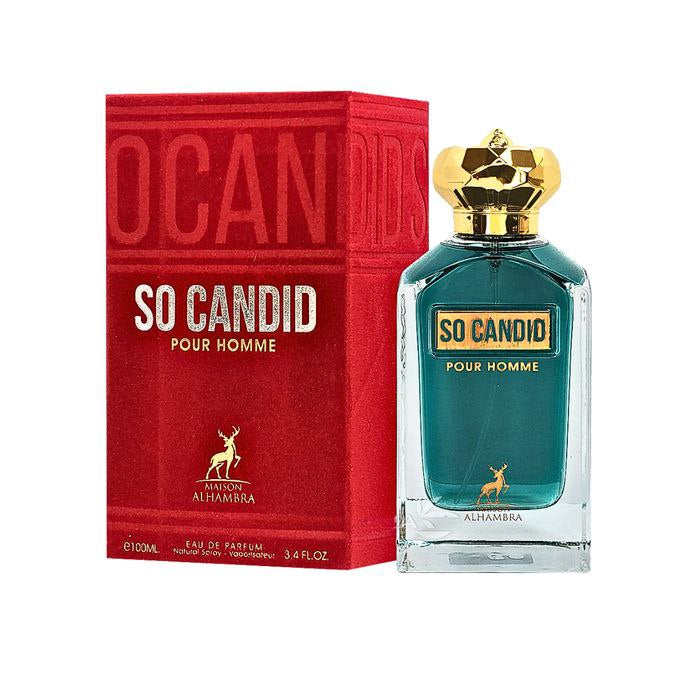 🕴️ SO CANDID POUR HOMME – Maison Alhambra
100 ML